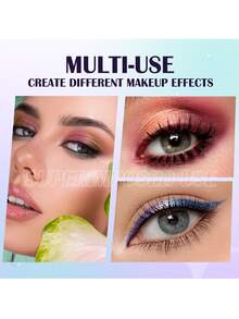 brillante Sombras de ojos líquida Set 10 colores dorado Sombra de ojo marrón brillante Sombra de ojo - Set de sombras de ojos líquidas 10 colores - Ver 3