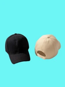 Men Baseball Cap For Daily Use For Summer Gift For Friend Casual - Blue and White - View 3