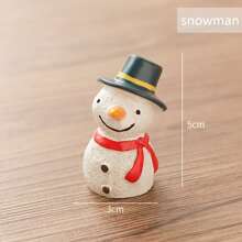 卡通迷你圣诞动物树脂装饰摆件，创意家居装饰圣诞节最佳礼物 - 彩色 - 查看 11