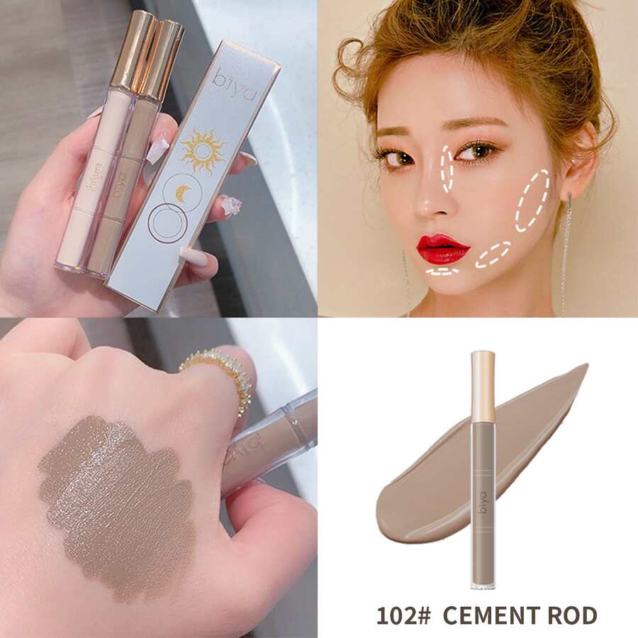 Biya 液體高光和修容棒,黑暗的界,製作,1入組水泥棒(顏色102) - 水泥棒 - 查看 1