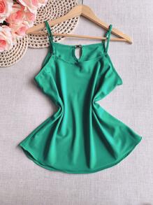 Women Tank Tops & Camis - 綠色 - 查看 2