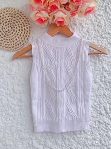 Women Knit Tops - Blanco - Ver 1
