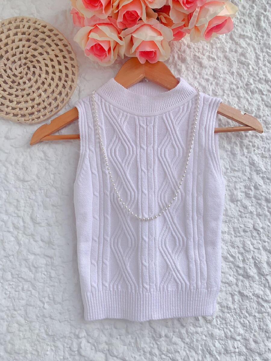 Women Knit Tops - Blanco - Ver 1
