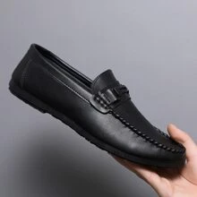 Men's Formal And Casual Loafers - Black - View 2