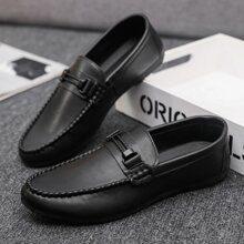 Men's Formal And Casual Loafers - Black - View 3