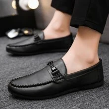 Men's Formal And Casual Loafers - Black - View 4
