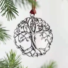 Tree Of Life Home Decor Hanging Pendant - Silver - View 1