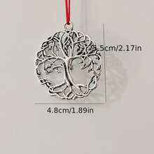 Tree Of Life Home Decor Hanging Pendant - Silver - View 2