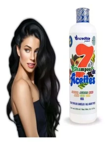 SHAMPOO  ANTI CAIDA SIN SAL  Con 7 Aceites Para Cabello 950ML - Blanco - Ver 1