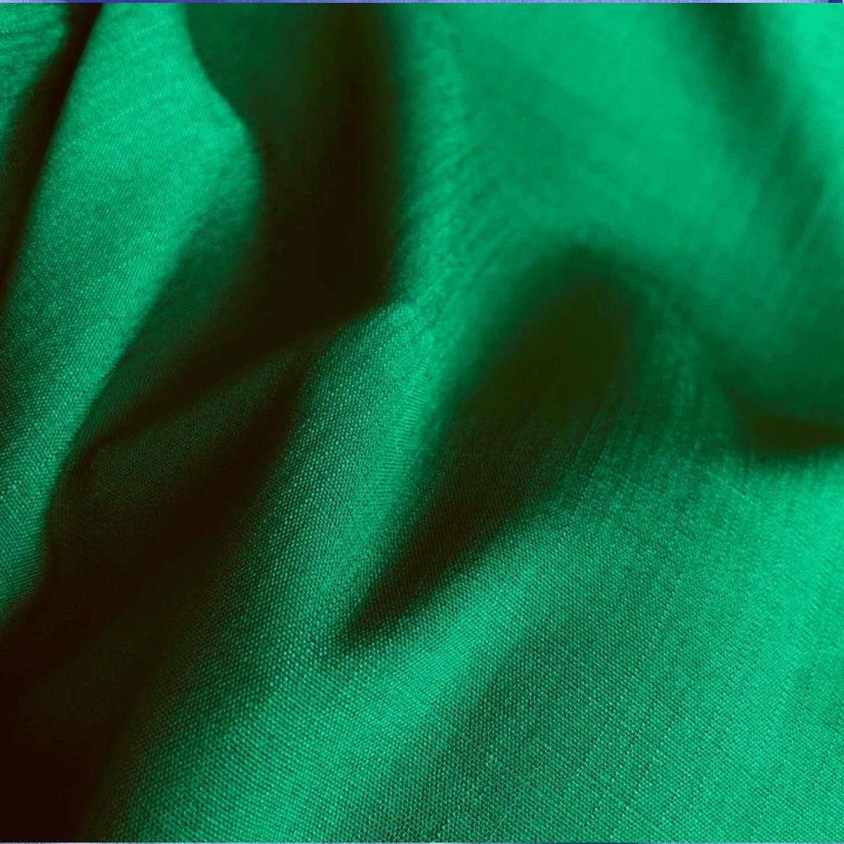 Tecido Viscolinho Liso - Verde - Visão 1