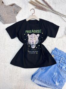Women T-Shirts - màu đen - Xem 3