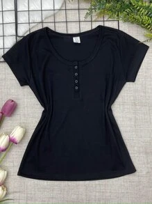 Women T-Shirts - Black - View 1