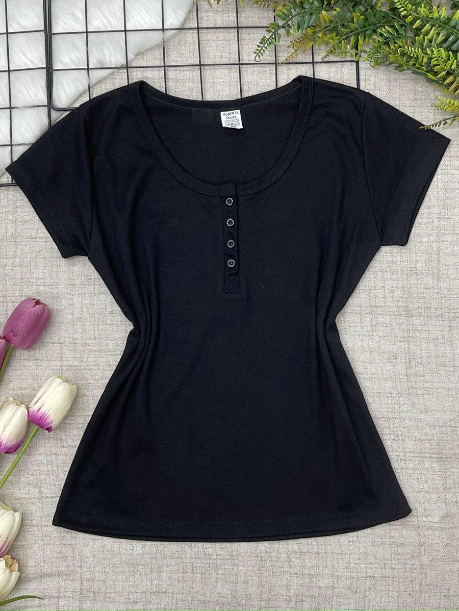 Women T-Shirts - Black - View 1