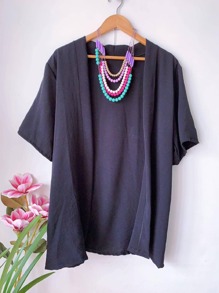 Women Kimonos - 黑色 - 查看 1