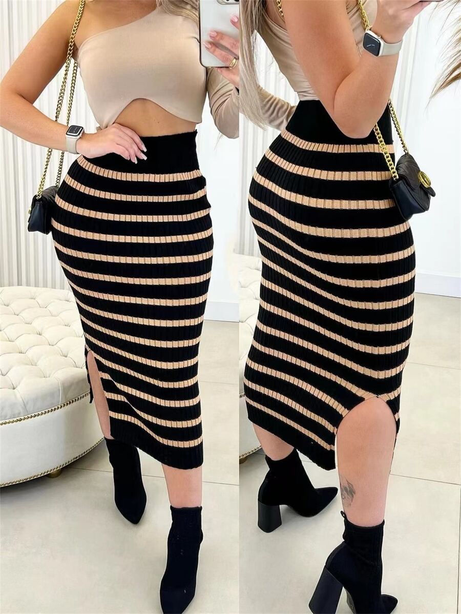 Women Skirts - 棕色 - 查看 1