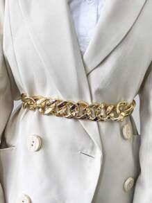 Women Belts - 金色 - 查看 2