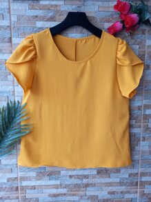Women Blouses - Màu vàng - Xem 1
