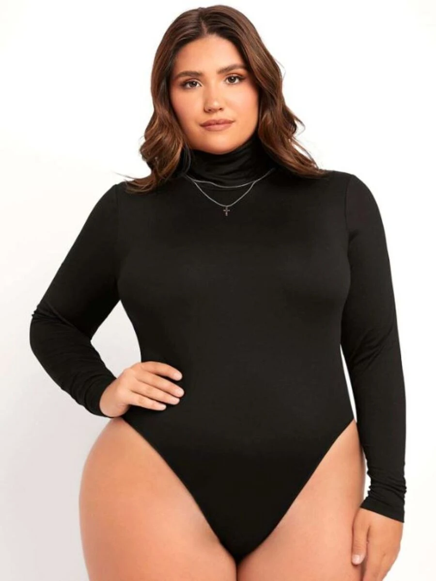 Plus Size Blouses - Negro - Ver 1