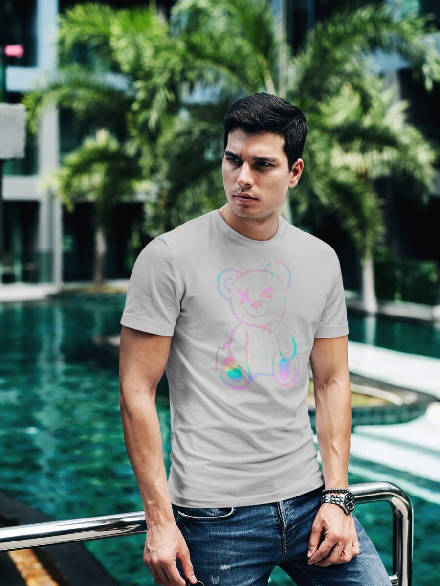 Men T-Shirts - Màu Xám nhạt - Xem 1