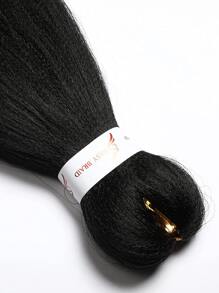 Easy Braid Pre Stretched Braiding Hair 26Inch 1 Pack Black Hair Products For Natural Hair Kanekalon Braiding Hair Pre Stretched Hot Water Setting Box Braid Crochet Hair Extensions