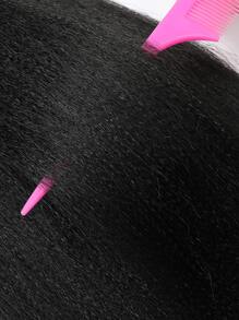 Easy Braid Pre Stretched Braiding Hair 26Inch 1 Pack Black Hair Products For Natural Hair Kanekalon Braiding Hair Pre Stretched Hot Water Setting Box Braid Crochet Hair Extensions