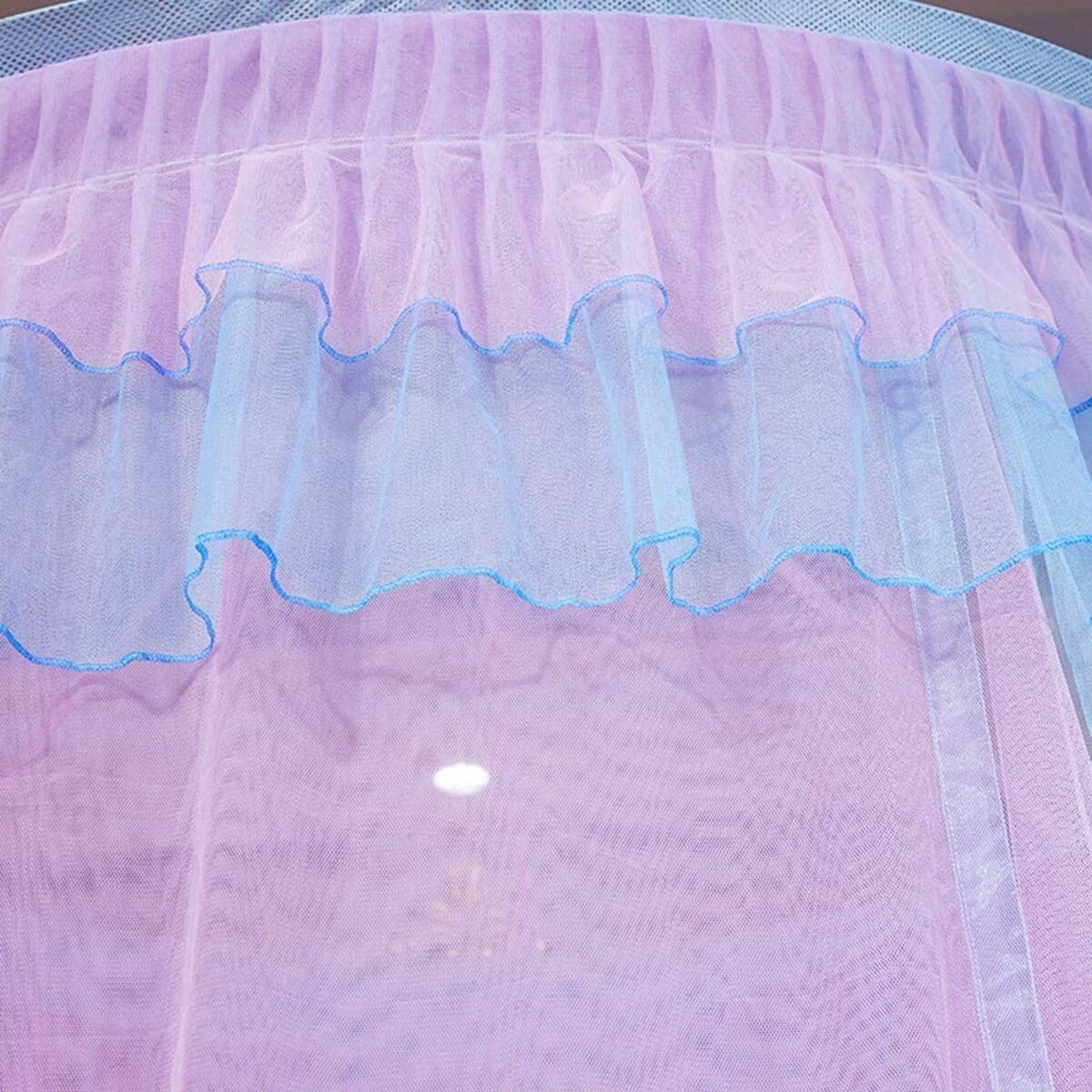 Princess Bed Canopy For Girls, Sheer Mesh Dome Bed Canopy Curtain
