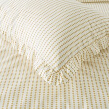 JML 3 Piece Polka Dot Ruffle Skirt Bedspread With 30-Inch Drop Farmhouse Style - 查看 5