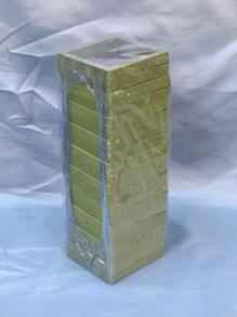 10pcs Apricot-colored Transparent Dustproof Pe Suspended Box For Displaying Jewelry, Ring, Necklace, Storage Box For Jewelry Packaging - Apricot - View 3