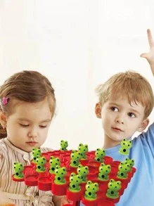 青蛙形平衡樹玩具 2 名玩家互動拼圖、注意力和平衡訓練 Unity - 彩色 - 查看 3