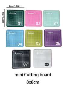 1 件迷你彩色切割垫，非常适合剪贴簿/纸工艺/印章雕刻，返校，返校，学校用品 - 彩色 - 查看 2