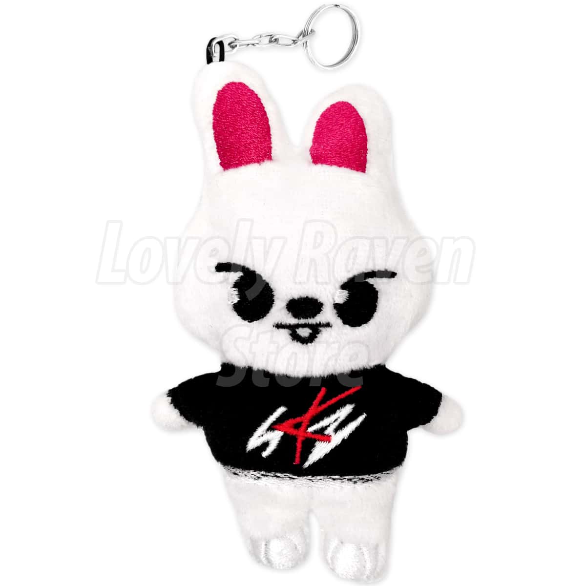 Kpop Skzoo Stray kid s llavero Leebit de peluche banda korea moda coreana musica - Blanco - Ver 1