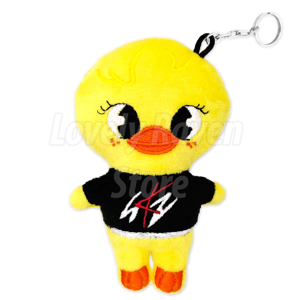 Kpop Skzoo Stray Bbokari Plush Keychain Korean Fashion Accessory - Yellow - View 1