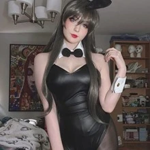 Sexy Rabbit Clothes For Sexy Underwear - 黑色 - 查看 9
