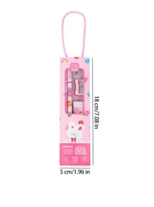 1pc Student Creative Award Graduation Season Back To School Gift Stationery Set In Gift Box - Pink - View 9