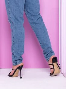 Women Jeans - 青碧色 - 查看 9