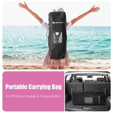 Goplus 10.5'Inflatable Stand Up Paddle Board SUP W/Carrying Bag Aluminum Paddle - Pink - View 9