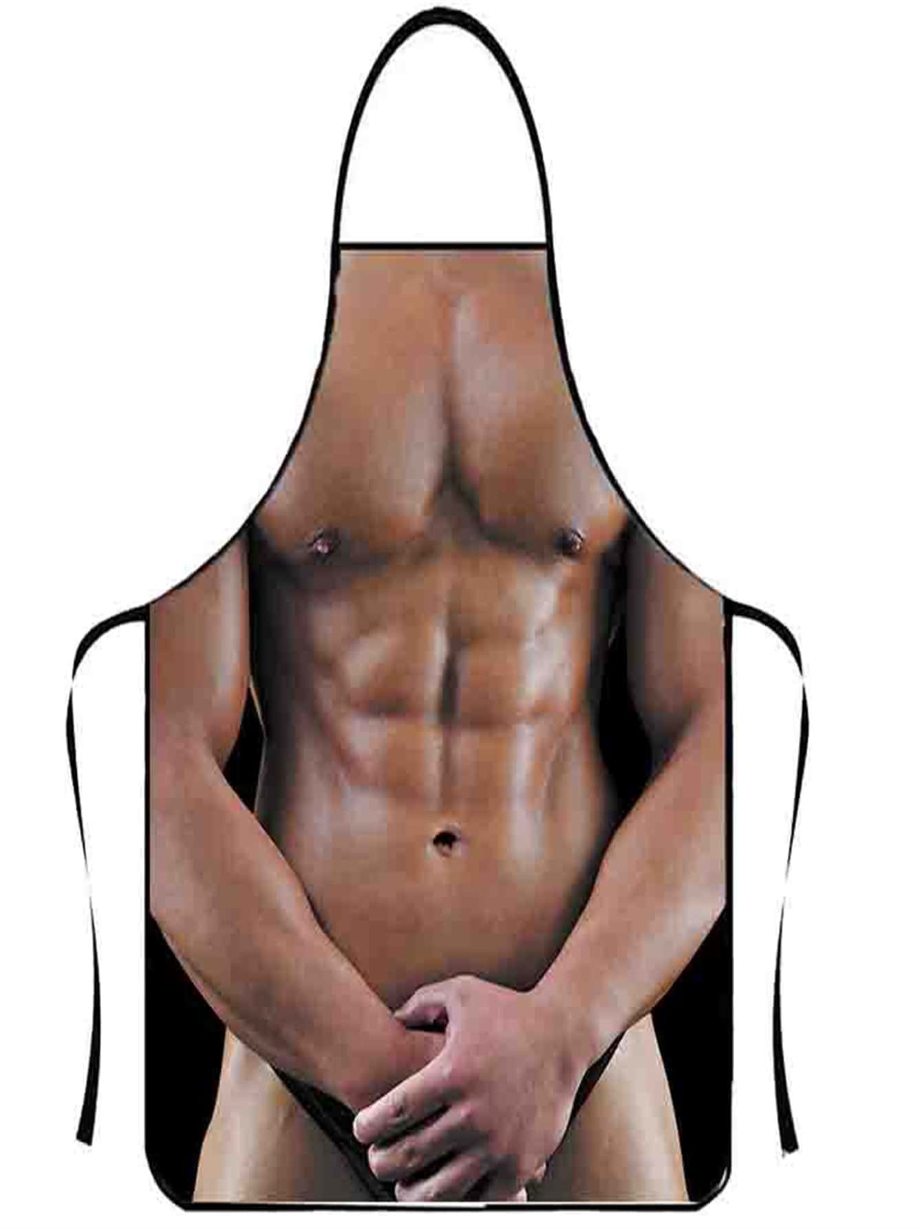 gracioso Delantal sexy hombre Mujer de cocina Delantal de cocina fiesta pretender Disfraz - hombre sexy - Ver 1