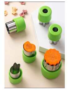 10pz cortador para galletas y frutas figuras - Multicolor - Ver 4