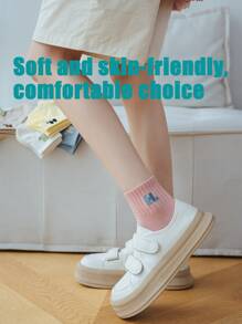 踝透氣壓力襪帶拱形支撐舒適軟墊無痕短襪適合女士和男士競技跑步騎行遠足 - 綠色 - 查看 5