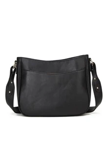 West Crossbody Bags for Women Multi Pocket Cross Body Bag Purses with Adjustable Strap - Black - View 2