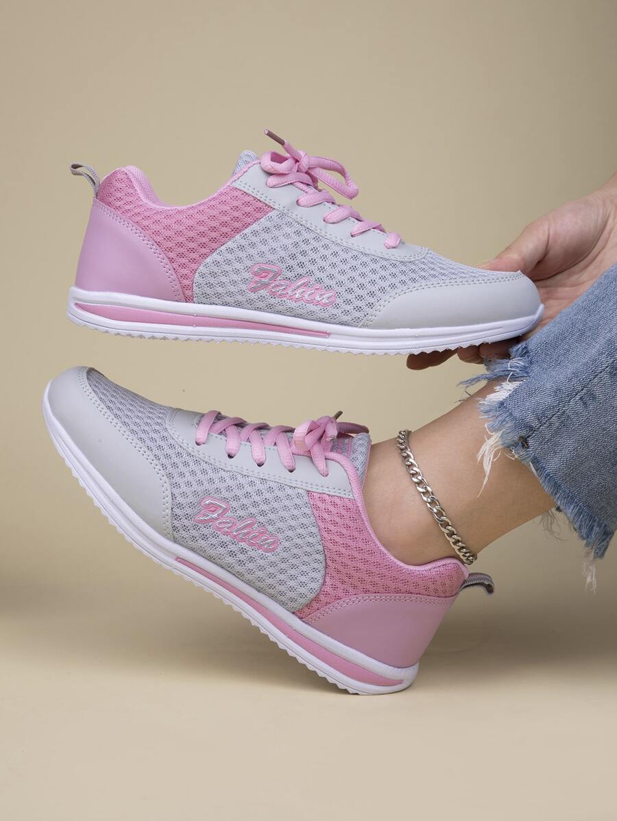 antideslizante transpirable tejido Zapatos deportivos para otoño invierno , cómodo con transpirable Zapatos de atletismo , ligero con casual - Multicolor - Ver 1
