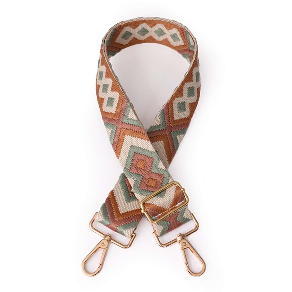 包袋配件 彩色肩带 斜挎包 单肩迷你包带 多功能包带 适用于斜挎包和背包 - 棕色 - 查看 1