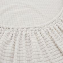 通用沙發套,四沙發墊套,彈性沙發保護裝置,強力遮瑕沙發套 - 白色 - 查看 5