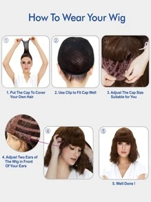 深棕色80年代男士假髮,短款70年代迪斯科男士假髮,適用於男子搖滾80年代主題派對cosplay服裝動漫搖滾假髮 - 棕色 - 查看 10