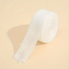 1 pieza Cinta para dobladillo sin coser para pantalones, cinta adhesiva para dobladillo, cinta para acortar pantalones con plancha, cinta para dobladillo de cortinas, cinta para dobladillo de tela para prendas, trajes, jeans, pantalones, faldas - Blanco - Ver 1