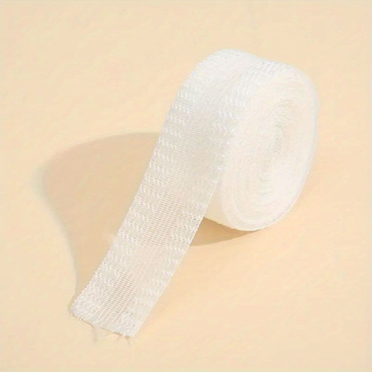 1 pieza Cinta para dobladillo sin coser para pantalones, cinta adhesiva para dobladillo, cinta para acortar pantalones con plancha, cinta para dobladillo de cortinas, cinta para dobladillo de tela para prendas, trajes, jeans, pantalones, faldas - Blanco - Ver 1