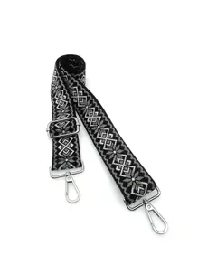 Bohemian Style Retro Geometric Pattern Bag Strap Replacement Adjustable And Portable Shoulder Strap Bag Accessories DIY Accessories Adjustable Replacement Shoulder Strap Stylish Durable - Multicolor - View 1