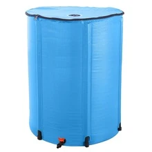 100 Gallon Folding Rain Barrel Water Collector Blue - 藍色 - 查看 4