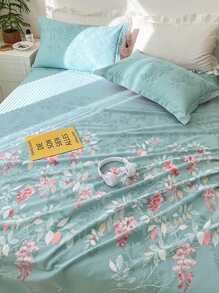 1pc Floral Pattern Bedsheet
