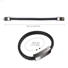Bracelet USB Type C Charging Cable Data Charging Cord - Black - View 7